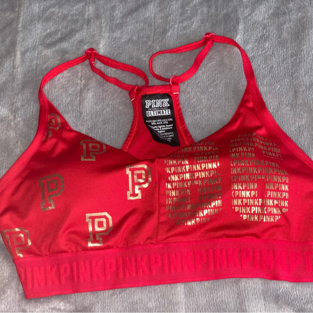 WOMENS PINK ULTIMATE SPORTS BRA